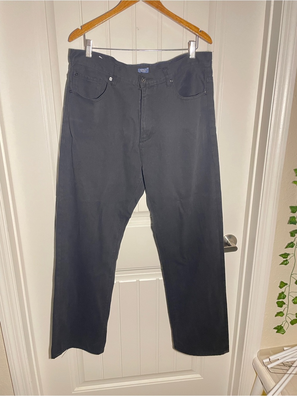 Sean John Original Garvey Black Jeans Baggy Y2K Skater 36x34
